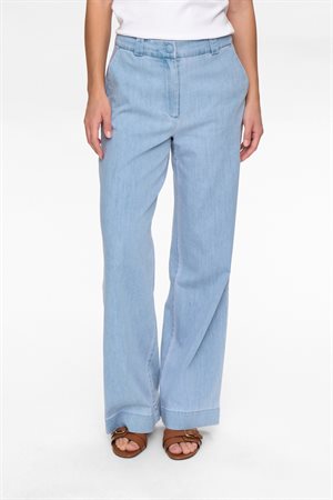 Nümph - NUALETTA PANTS - Light blue denim